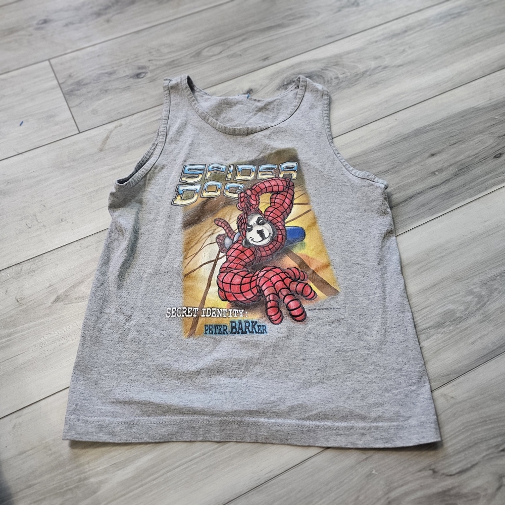 Spider-Man Gray Tank Top for Kids